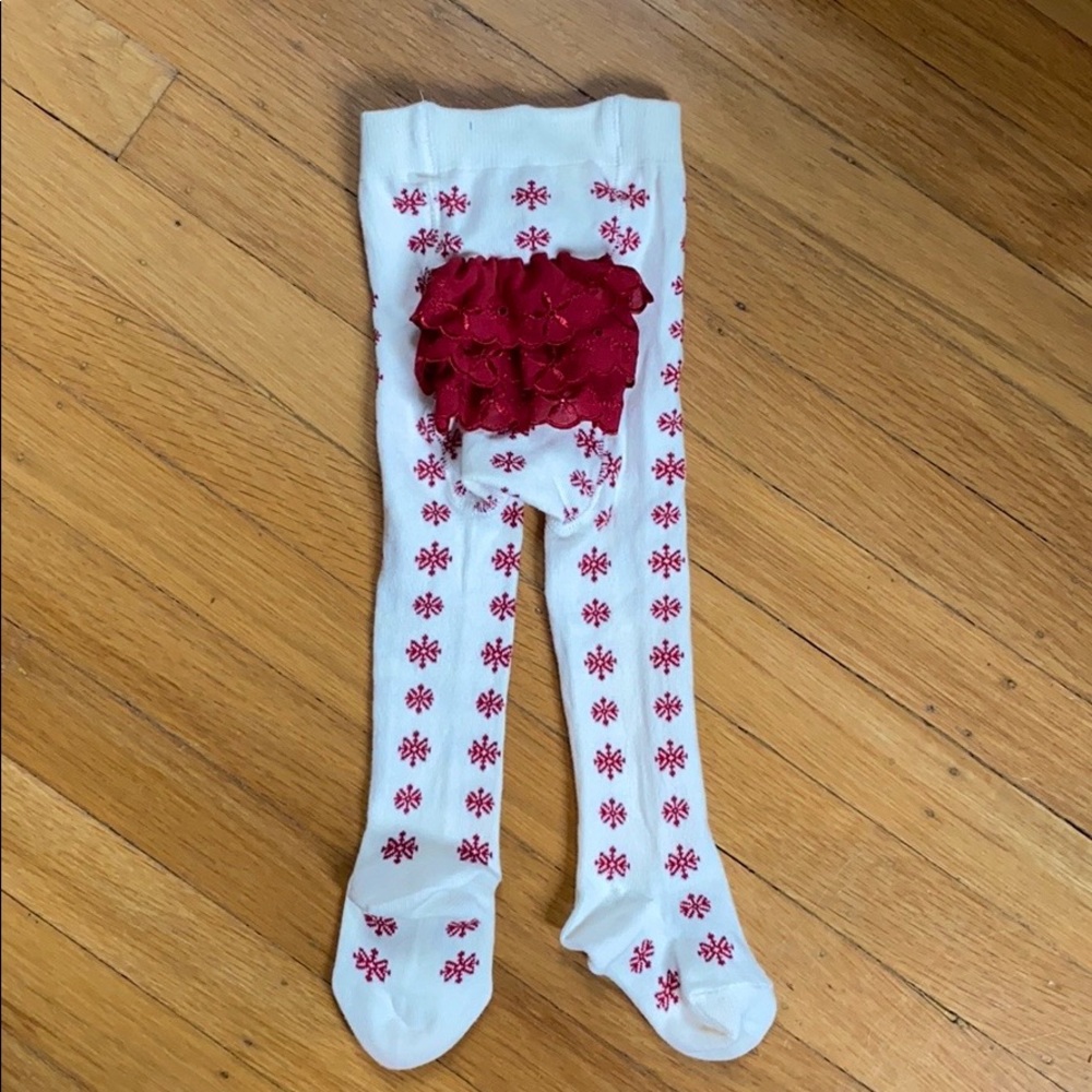 Hanna Andersson+Holiday Tights+Sz 60 cm+3-6 mos